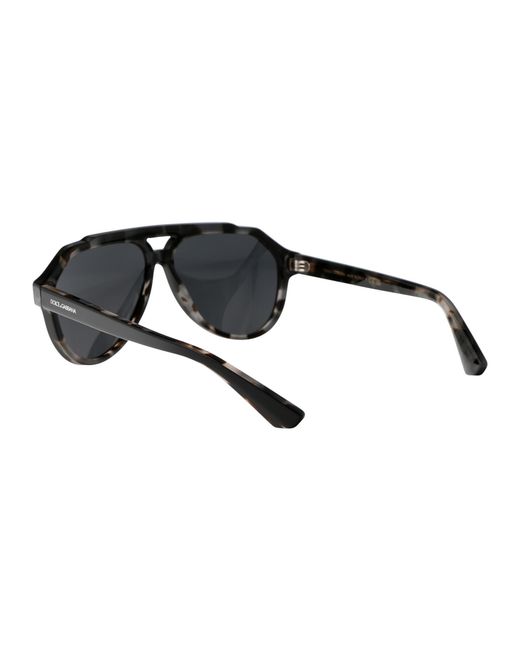Dolce & Gabbana Black Eyewear Aviator Sunglasses for men