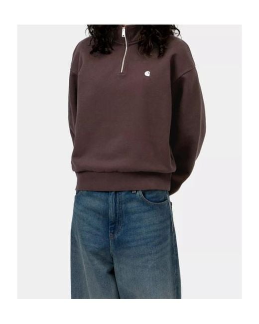 Carhartt Purple Casey High Neck Sweatshirt