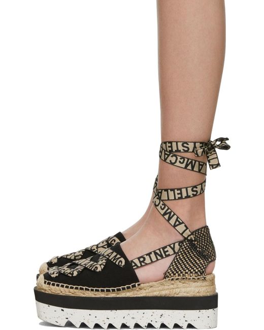 Stella McCartney Black Flat Shoes