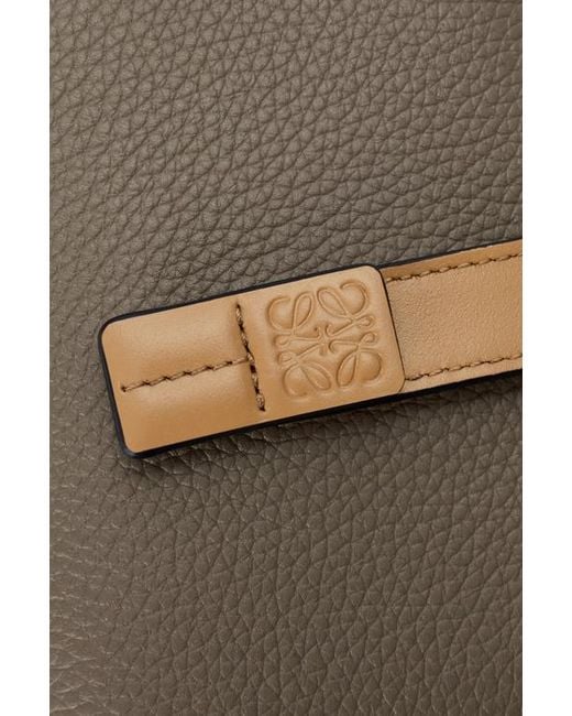 Loewe Gray Compact Zip Wallet