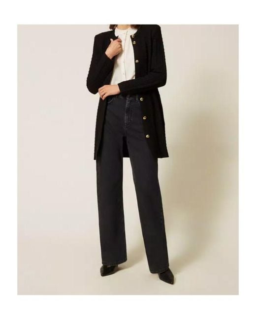 Twinset Black Twin-Set Dresses