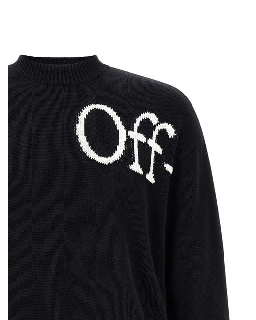 Off-White c/o Virgil Abloh Blue Bookish Shared Sweaters And Cardigans for men