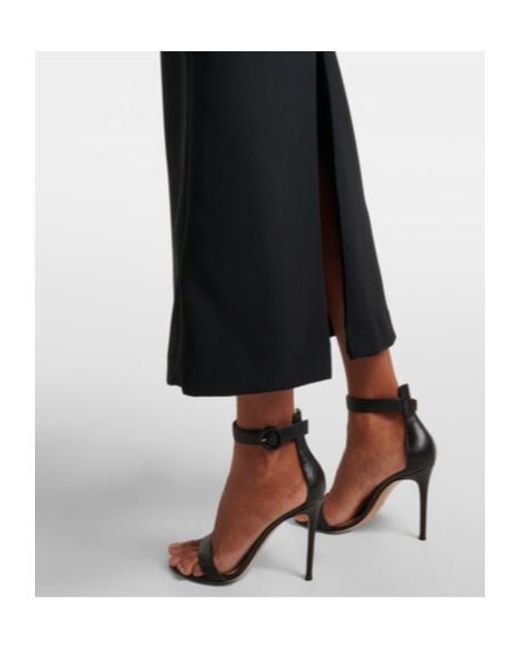 Maticevski Black Requiem Ruffled Maxi Dress