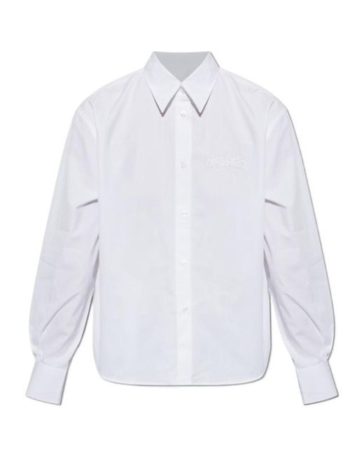 Off-White c/o Virgil Abloh White Long-Sleeved Shirt