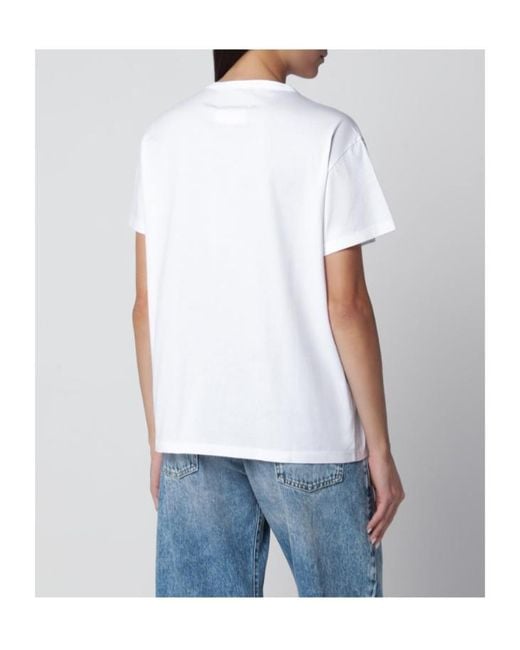 Maison Margiela White Short-Sleeved T-Shirt