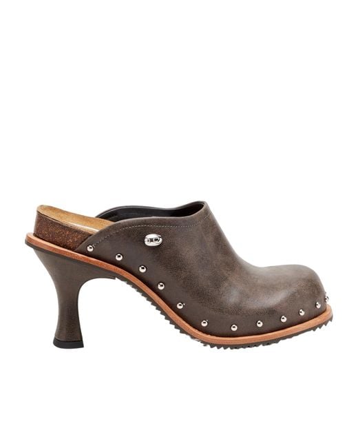DIESEL Brown D-Woodstock Ll Clog W Mules