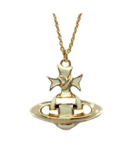 Vivienne Westwood Metallic Spherical Pendant Necklace
