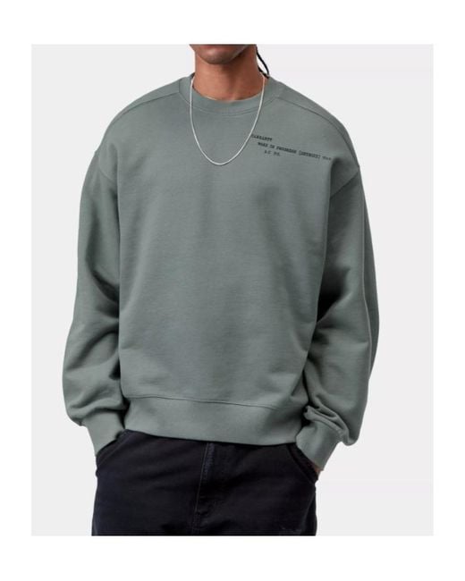 Carhartt Gray Punched Sweatshirt for men