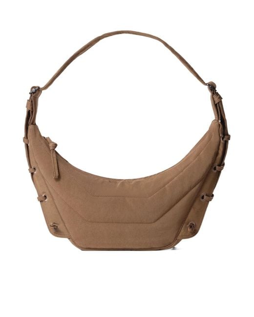Lemaire Brown Quilted Shoulder Bag for men