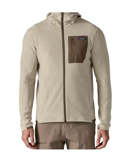 Patagonia Natural X R1 Air Hooded Zip-Up Sweater for men