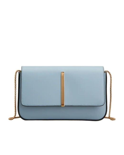 Tod's Blue Flap Shoulder Bag