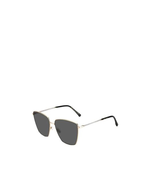 Jimmy Choo Gray Eyewear Lavi Square Frame Sunglasses