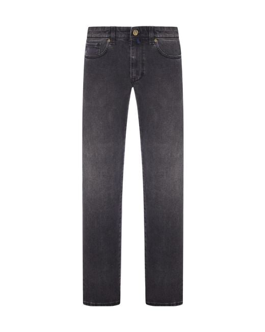 Incotex Blue Belt Loop Jeans for men