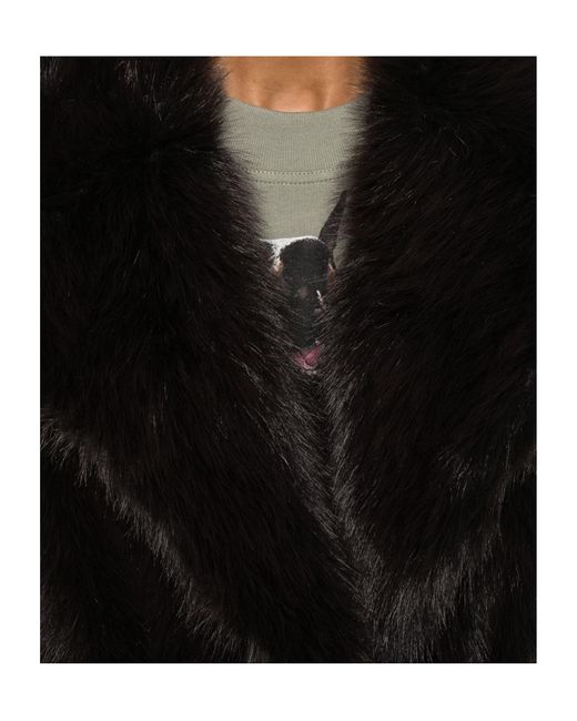Agolde Black X Shoreditch Ski Club Ebony Coat