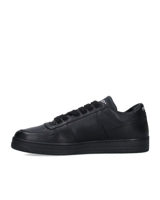 Prada Black Triangle-Logo Sneakers for men