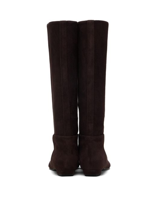 Proenza Schouler Black Trap Flat Boots