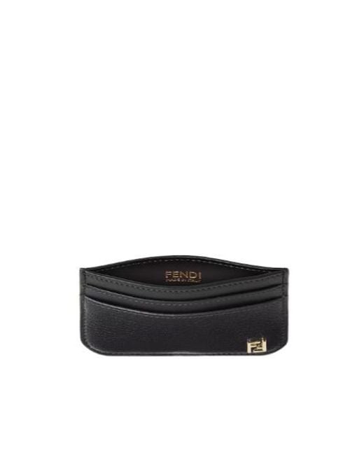 Fendi Black Ff Card Case