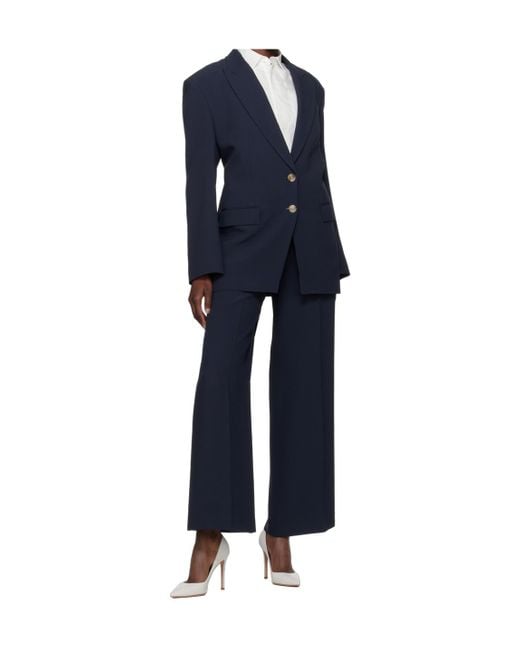 Boss Blue Open-Back Blazer