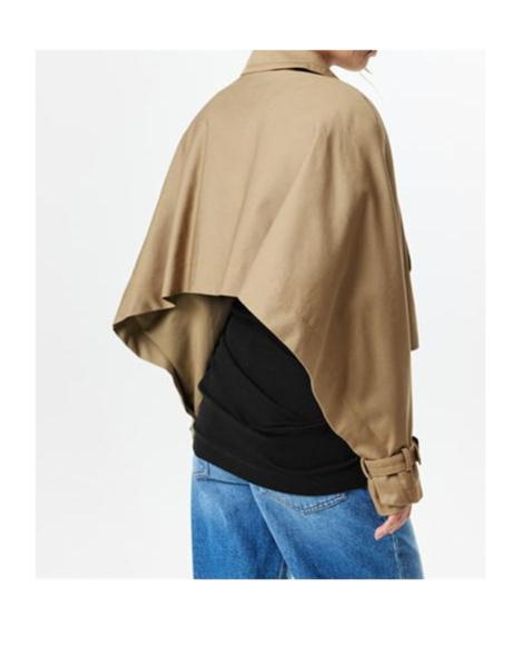 Vivienne Westwood Natural Graziano Cropped Trench Jacket