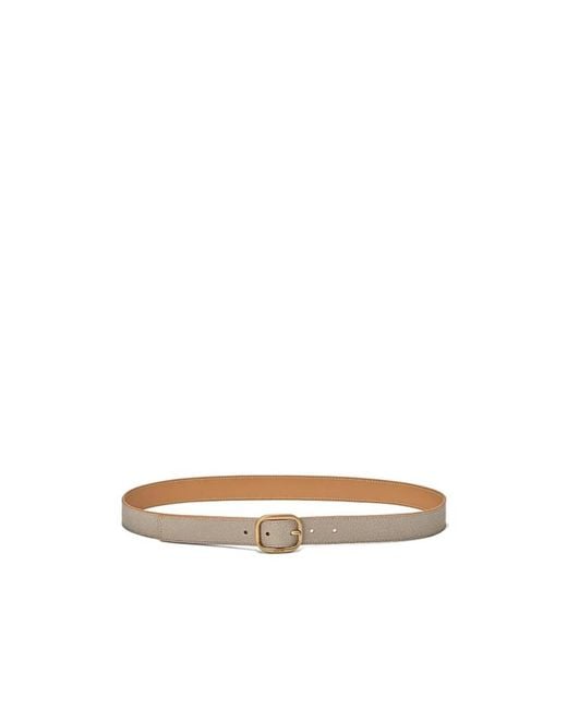 Loewe White Rounded Soft Belt