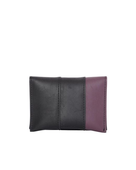 Sunnei Purple Color-Block Wallet