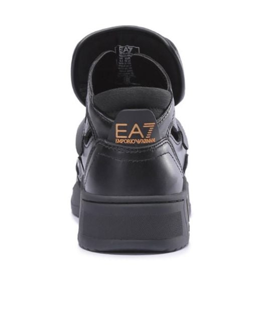 EA7 Black Ultimate Kombat High-Top Sneakers for men