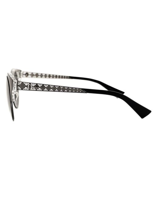 Dior Gray Round Sunglasses