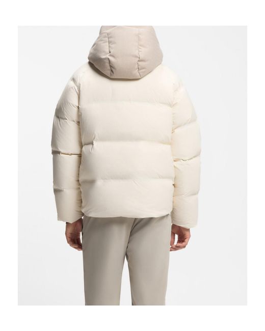 Boss White Hooded Ski Jacket for men