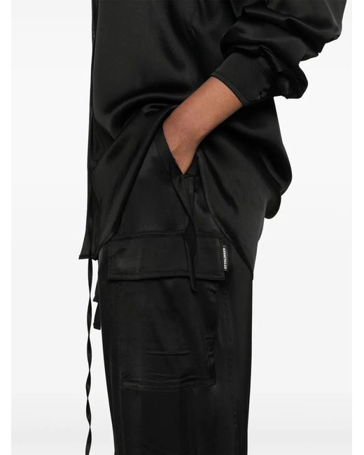 OTTOLINGER Black Cargo Trousers