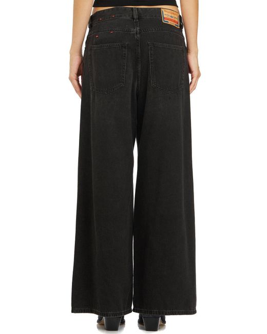 DIESEL Women's Black 1996 D-Sire Wide-Leg Jeans wide-leg jeans