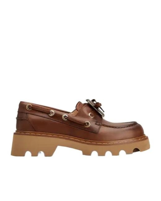 Roger Vivier Brown Viv' Rangers Truck Boat Shoes