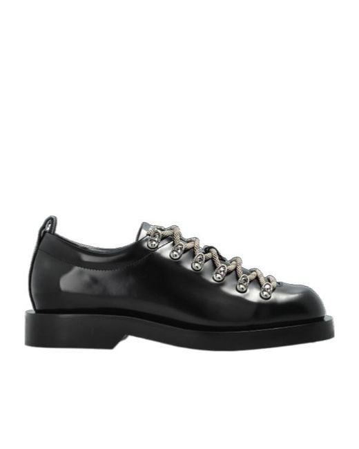 Jimmy Choo Black Reeves Lace-Up Shoes for men