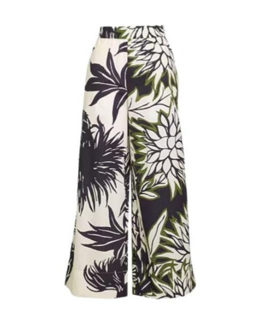 MAX&Co. White Wide-Leg Trousers