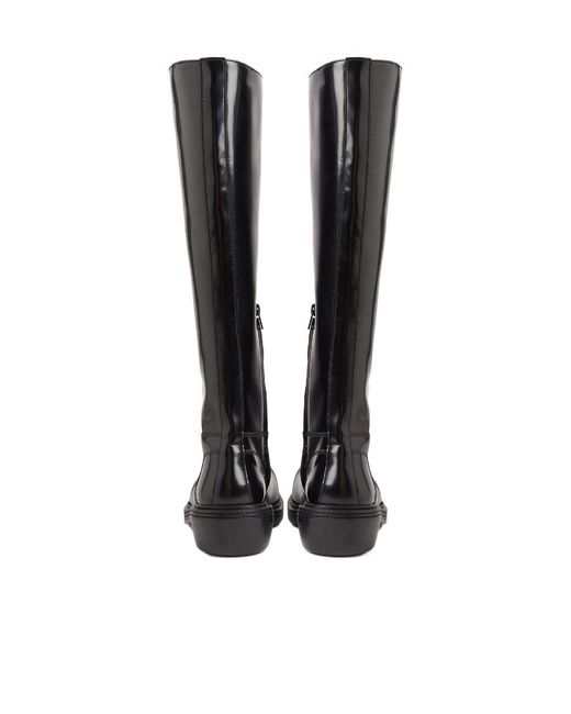 Bottega Veneta Black Fireman Boots