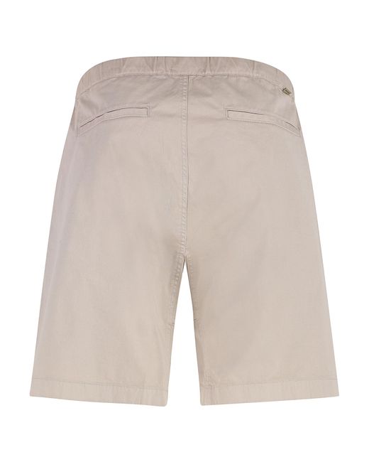 Woolrich Gray Belted Bermuda Shorts for men
