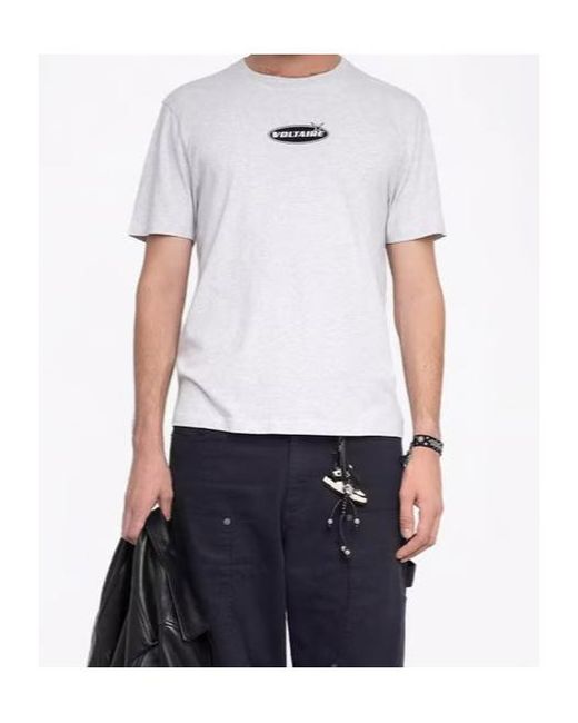 Zadig & Voltaire White Tommy T-Shirt for men