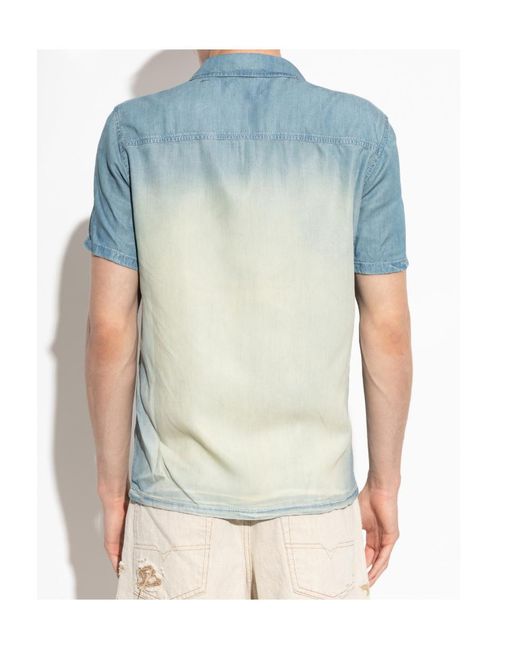 DIESEL Blue D-Clarivo-S Shirt for men