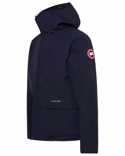 Canada Goose Blue Lockeport Hooded Jacket for men
