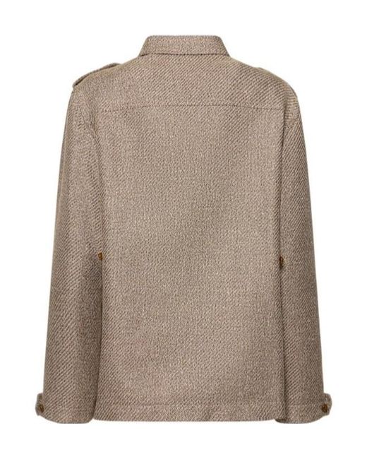 Blazé Milano Brown Single-Breasted Casual Jacket