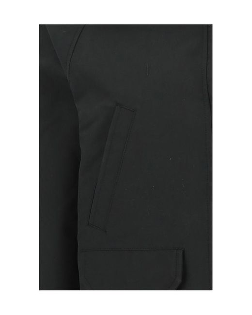 Canada Goose Black Tech Fabric Padded Down Jacket