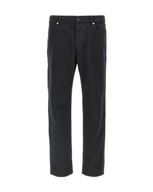 Stone Island Black Belt-Loop Jeans for men