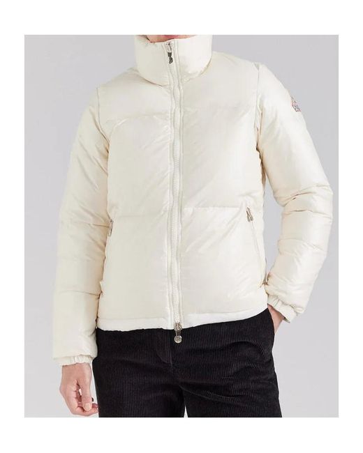 Pyrenex White Long-Sleeved Down Jacket