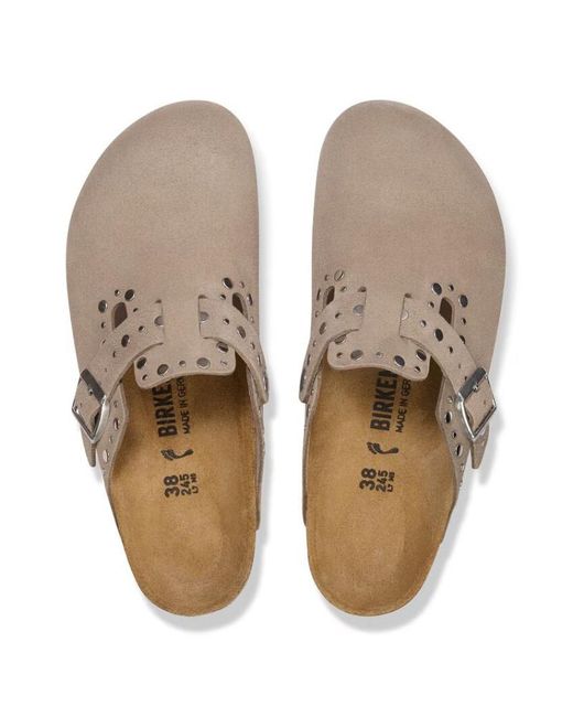 Birkenstock Brown Boston Rivet Clogs