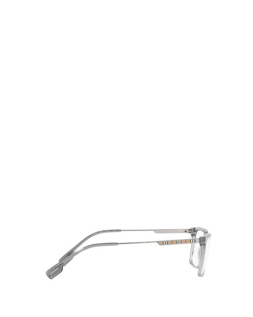 Burberry White Eyewear Rectangular Frame Glasses for men