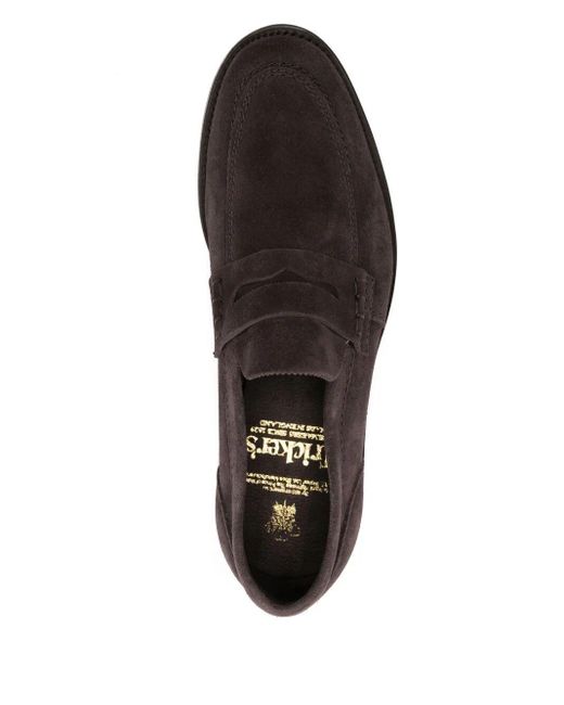 Tricker's Brown Suede Loafers for men