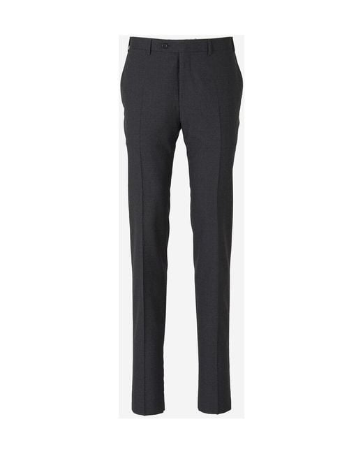 Canali Black Wool Suit for men