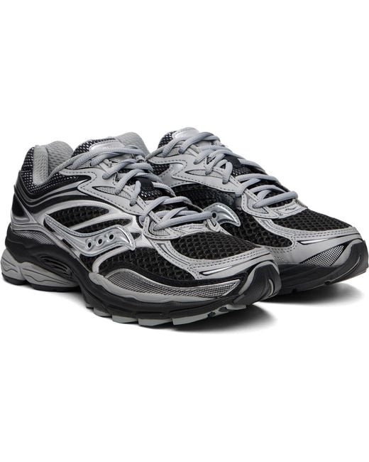 Saucony Black Progrid Omni 9 Mesh Sneakers for men