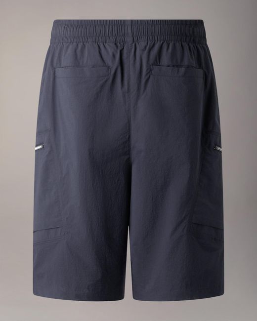 Moose Knuckles Black Logo Plaque Shorts for men