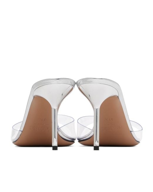 Paris Texas White Lidia Almond Open Toe Sandals