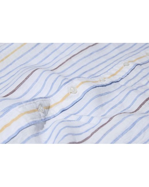 Drake's Blue Long Sleeve Shirt for men